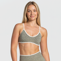 Nouveau soutien-gorge de yoga sans couture en Spandex/Nylon à imprimé léopard et blocs de couleur, avec bretelles absorbant les chocs, pour le sport et l'extérieur