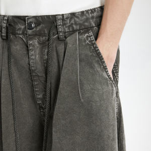 Short vintage actif, jogging d'été à séchage rapide, baggy délavé à l'acide - Product Image 4