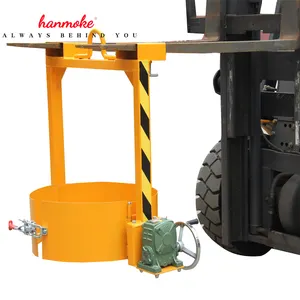 Hoist Mounted Oil Drum Rotator Drum Lifter For 55 Gallons