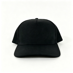Casquette de golf personnalisée perforée au laser, imperméable, avec broderie, respirante, casquette de baseball sportive, logo personnalisé, sports de plein air - Product Image 1
