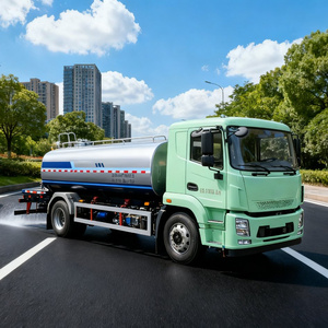 Camion balayeuse électrique à énergie nouvelle Clw 18 tonnes avec batterie de 281,9 kWh, capacité de 8 m³ pour l'eau et la poussière, pour le nettoyage routier - Product Image 2