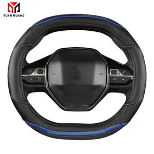 Funda de <span class=keywords><strong>Volante</strong></span> de Microfibra de Cuero de Dos Colores para las Cuatro Estaciones, Universal, JQ145, para <span class=keywords><strong>Peugeot</strong></span> <span class=keywords><strong>3008</strong></span> 4008 5008 - Product Image 1