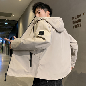 Chaqueta informal para hombre, estilo coreano, holgada, a la moda, para otoño e invierno 2025, con logotipo personalizado. - Product Image 1