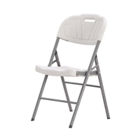 Chaise pliante d'extérieur robuste contemporaine en plastique pour stade et pique-nique, avec pieds en métal, pour appartement, impression UV, vente en gros