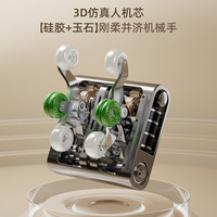 Silla de masaje eléctrica de gravedad cero 5D de lujo para el hogar C102, cuerpo completo, calefacción de grafeno inteligente AI, Robot 4D, pista de mano SL plegable