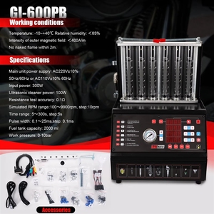 Máquina Limpiadora de Inyectores de Combustible Ultrasónica GATmatic de 6 Cilindros Compatible con Inyectores GDI/EFI/SRE para Camry Precio al por Mayor - Product Image 6