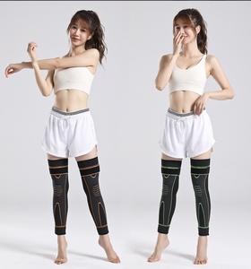 Ginocchiere sportive a tutta lunghezza ginocchiera supporto manica polpaccio maniche a compressione gambe con <span class=keywords><strong>assenzio</strong></span> per il basket - Product Image 4