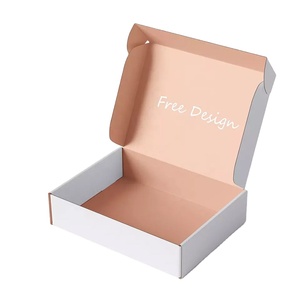 2025 New Pulida LOW MOQ Corrugated Recyclable Logo <strong>Pink</strong> <strong>Gift</strong> Packaging Shoes Clothes Box Paper Postal Mailer Shipping Boxes - Product Image 3