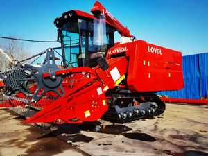 Nuovo grande <span class=keywords><strong>granaio</strong></span> 2.4m larghezza di lavoro LOVOL RG130EVO riso e mais risaia mietitrebbia con cabina per la vendita a buon mercato - Product Image 3