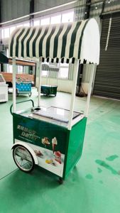 Carrito de Helados Móvil de Acero Inoxidable Resistente a la Corrosión, Serie XC-EGO, Fabricación en Fábrica, para Cafetería al Aire Libre, Personalizado - Product Image 6
