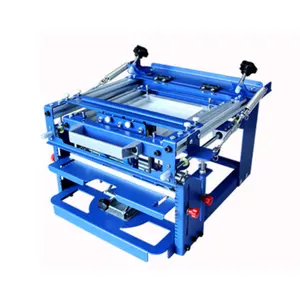 Soan Manual Mug Bottle Silk Screen Printing Machine Cylinder Curved Screen Printing Press For Cylindrical Products