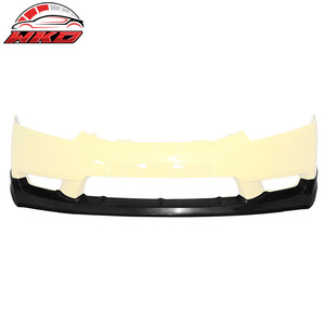 Spoiler de pare-chocs avant non peint style JS pour Honda Civic Sedan 09-11, en PU, accessoire extérieur de haute qualité - Product Image 3