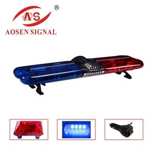 Barra de luces led estroboscópica de advertencia para coche, TBD-GA-2000H, rojo y azul, sirena de patrulla - Product Image 3