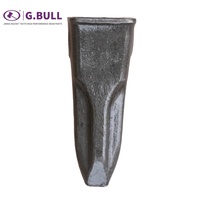 أسنان جرافة صخرية 201-70-24140RC من GET، قطع غيار مصنوعة من الفولاذ السبائكي المطروق لحفارات كوماتسو الصغيرة طراز PC60