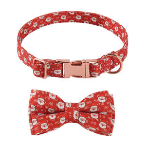 Últimos dijes para diseño de <span class=keywords><strong>collar</strong></span> de perro Hebilla de oro rosa Serie de Navidad Arco Sol Flor Vacaciones <span class=keywords><strong>Collar</strong></span> de perro - Product Image 3