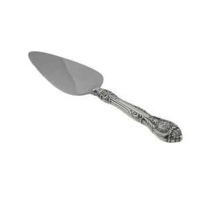 Ensemble de deux coupe-gâteau pour mariage, couteau à gâteau fini or et ensemble de serveur, spatule à crêpes avec bord dentelé, outil de cuisson pour la cuisine - Product Image 2