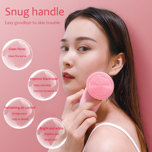 Wholesale Hand Held Electric Facial Cleansing Brush High Frequency <b>Vibration</b> Deep Cleaning Exfoliation Pore Shrinking Nose Face - Product Image 3