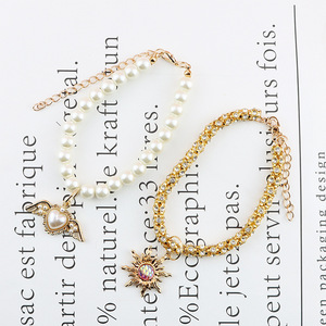 Elegant Baroque Sun Pearl <b>Pet</b> Necklace <b>Collar</b> Noble Accessory for Dogs and Cats for Summer and Winter Seasons - Product Image 6