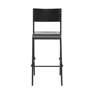 Artículo superventas de <span class=keywords><strong>Arena</strong></span> de moda, taburete de Bar con marco de Metal duradero con asiento de madera contrachapada para Homebar Brewing Tavern Alehouse Drunkery Pub - Product Image 2