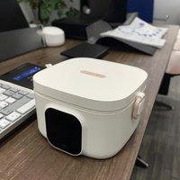 2025 OEM One-Touch Auto Elektrische Edelstahl 0,8L Umweltfreundliche Batteriebetriebene Smarte Beheizte Lunchbox mit Timer-Funktion für das Auto