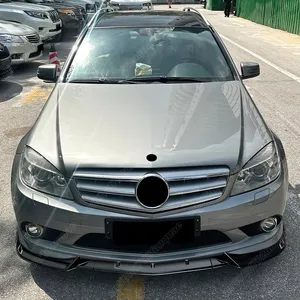 สำหรับเมอร์เซเดส เบนซ์ ซี-คลาส W204 AMG Line ปี 2009 2010 ชุดแต่งสปอยเลอร์กันชนหน้ารถยนต์ อุปกรณ์ตกแต่งตัวถัง - Product Image 5