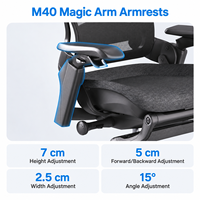 Chaise de bureau ergonomique haut de gamme, design élégant aux courbes fluides, châssis à commande filaire, accoudoirs réglables, appui-tête, soutien lombaire