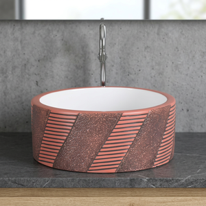 Lavabo rectangulaire en granit, design moderne, écologique, pour salle de bain, à poser sur comptoir, en céramique artistique, idéal pour hôpital - Grande Vente - Product Image 2