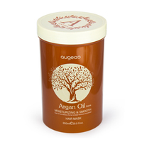 Masque capillaire professionnel à l'huile de coco et à l'huile d'argan, soin bio à la kératine, qualité supérieure, marque privée, faible MOQ