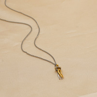 Collier Pendentif Étreinte de Couple pour Femme et Homme, Bijoux Tendance, Vente en Gros, Accessoire de Mode Quotidien pour Femme, Vente en Gros