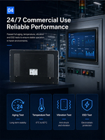 Monitor Táctil Industrial Ultra Delgado de 7mm Serie TD, IP65 Resistente al Agua, Pantalla Táctil Capacitiva de 10 Puntos para Kiosco, Punto de Venta Industrial