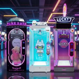Super Mini Coin-Operated Toy Crane Arcade Claw Sugar Machine Factory's Mini Doll Machine <strong>Indoor</strong> <strong>Recreational</strong> <strong>Sports</strong> - Product Image 2