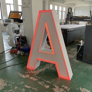 Custom 3ft 4ft LED luce al Neon con lettere di applicazione per interni in metallo grande grande, in acciaio inox 3D, segno di scritta - Product Image 4