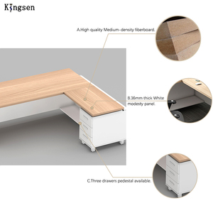Table de direction extensible en bois moderne pour <span class=keywords><strong>bureau</strong></span> <span class=keywords><strong>présidentiel</strong></span> avec taille personnalisée - Product Image 6