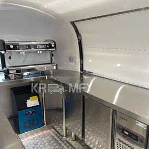 China Food Truck Fast Remolque de comida de acero inoxidable a la venta EE. UU. CE DOT Aprobado Fast Coffee Catering Cart - Product Image 4