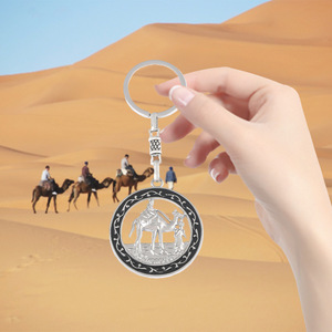 Carino adorabile cammello animale <span class=keywords><strong>marocco</strong></span> a forma di Marrakech in metallo in lega di zinco souvenir portachiavi portachiavi - Product Image 3