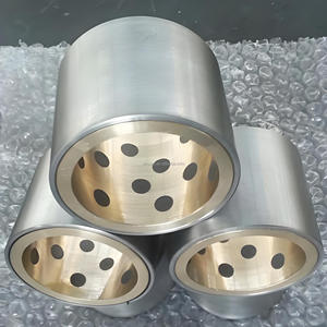 Pièces détachées pour chariots élévateurs, <span class=keywords><strong>manchon</strong></span> composite bimétallique en acier inoxydable et cuivre, auto-lubrifiant, encastré - Product Image 4