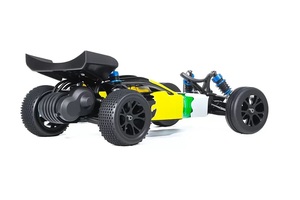 VRX Racing RH2012 Bullet 1/10 2WD Buggy RC Brushless avec Moteur 3650, ESC 45A, Batterie LiPo 7.4V 3300mAh, Amortisseurs à huile, Vitesse 50km/h, Voiture Tout-Terrain RTR - Product Image 4