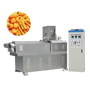 Usine de haute qualité équipement à bas prix Machine d'extrudeuse de snacks à double vis machine d'extrudeuse de snack de farine de maïs