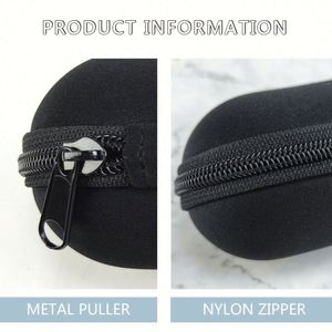 Estuche de Almacenamiento Portátil, Resistente al Agua, de EVA Negro, para Viajes, Negocios, Artículos de Aseo, Cables de Carga, Uso Especial - Product Image 5