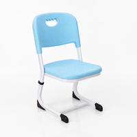 Ensemble de bureau et chaise réglables en plastique pour étudiants, table d'étude ergonomique avec tiroir, mobilier scolaire en gros