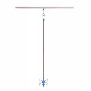 Gantungan infusi tiang <span class=keywords><strong>Iv</strong></span> kait transfusi Rumah Sakit terpasang di langit-langit medis baja tahan karat - Product Image 2