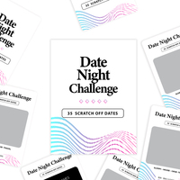 Jeu de cartes à gratter avec grattoir Impression personnalisée Idées de jeu de nuit de date