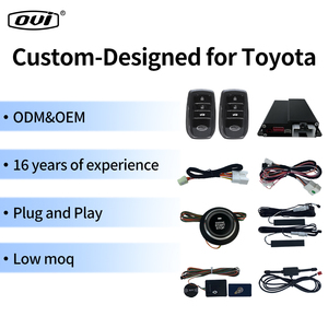 OVI CAN-BUS PKE Alarme de voiture à bouton-poussoir d'entrée sans clé pour Toyota FJ Cruiser Prado Système de <span class=keywords><strong>démarrage</strong></span> intelligent Démarreur de voiture à distance - Product Image 3