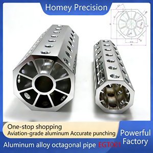 Präzisions-OEM Kundenspezifische Sandgestrahlte Eloxierte Aluminiumlegierung Kühlkörper Aluminium-Extrusionsteile CNC-Bearbeitungsteile für Elektronik - Product Image 1