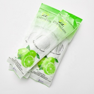 Serviettes et lingettes humides jetables en coton individuelles, écologiques, antibactériennes, sans <span class=keywords><strong>alcool</strong></span>, à la lavande et au <span class=keywords><strong>citron</strong></span> - Product Image 4