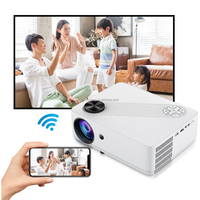 Prix de gros 1080P Android 9.0 Projecteur LED Projecteurs de téléphone portable Wifi numérique pour la maison Vidéo intelligente Projecteur mobile 4K