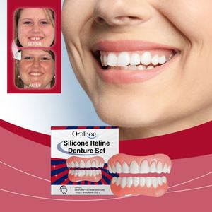 OCEAURA nuova calda per vari denti per migliorare l'estetica del sorriso comoda installazione comoda Set di protesi in Silicone - Product Image 4