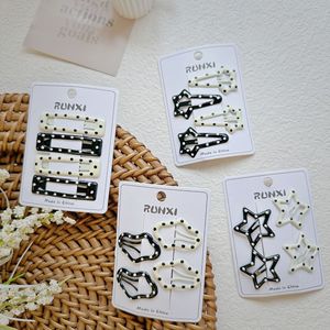 ปิ่นปักผมลายจุดสำหรับผู้หญิงปิ่นปักผม Y2K ปิ่นปักผม BB ปิ่นปักผมด้านข้างมีเมฆ - Product Image 3