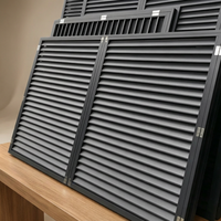 Panneau décoratif en aluminium à lamelles en Z avec ventilation écologique pour la conception de bâtiments extérieurs modernes