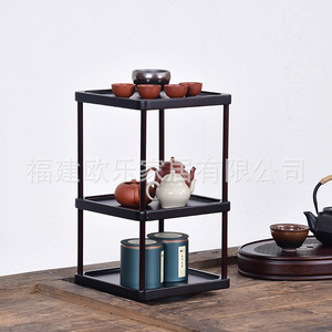 <b>Rotating</b> storage <b>rack</b>, multi-tiered <b>spice</b> <b>rack</b> for kitchens, cosmetics and jewelry organizer, tea set storage <b>rack</b> - Product Image 4